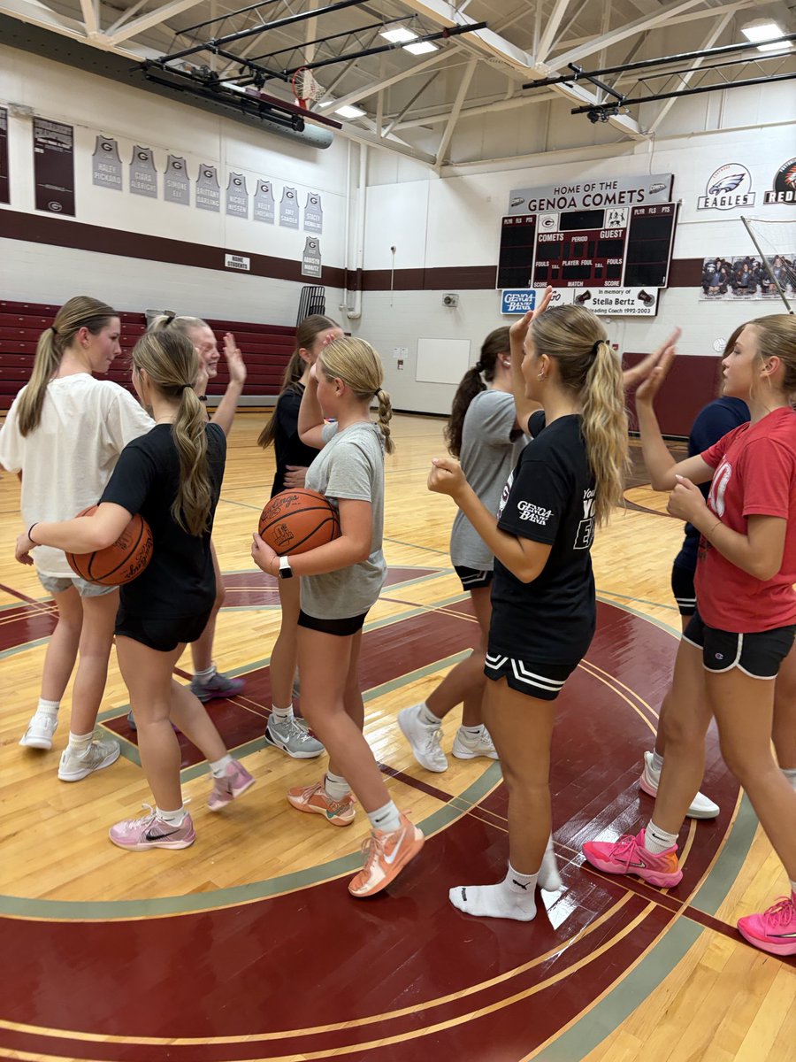 GenoaGirlsHoops's tweet photo. It’s been a fun fall with a wonderful group of kids! Grateful for the attitude and JUICE they bring every day. https://t.co/EPd0TgQHvZ