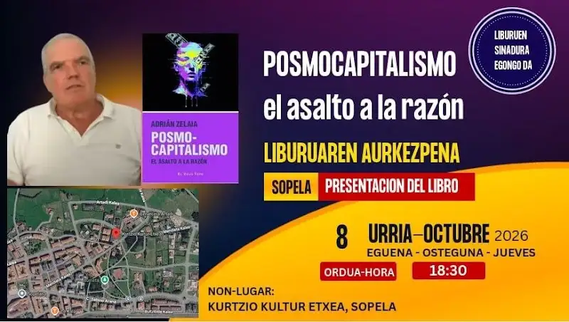 ERAGIGroup's tweet photo. "POSMOCAPITALISMO. El Asalto a la Razón"

Presentación del Libro en Sopela (Bizkaia) Jueves 8 Octubre  18:30

📢 ¡REENVÍA! /BERBIDALI! https://t.co/nQQwr5jB6U