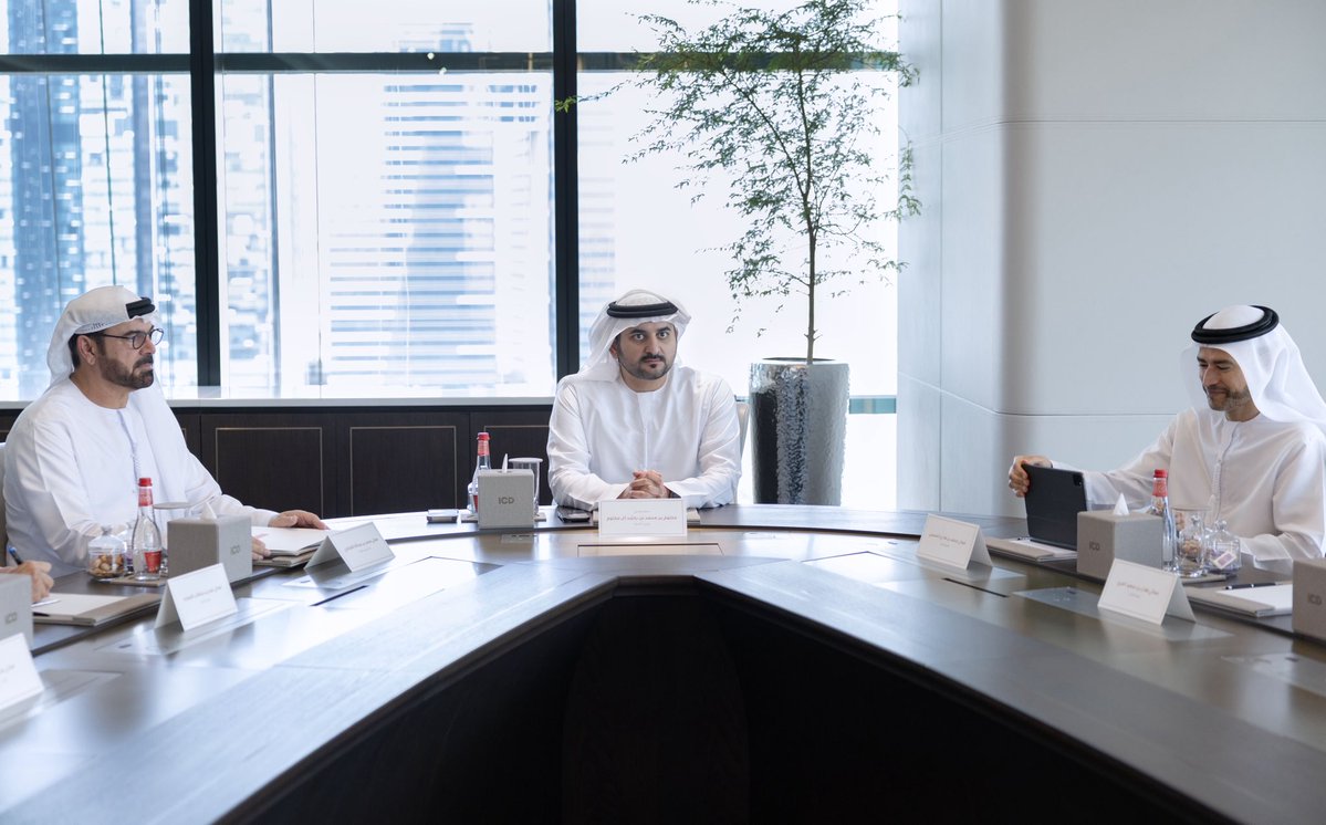 MaktoumMohammed's tweet photo. I chaired a meeting of the Higher Committee for the Development of the Economic and Financial Sector, during which we reviewed Dubai’s key economic and financial performance indicators.

Guided by the vision of His Highness Sheikh Mohammed bin Rashid Al Maktoum, our economic foundations remain strong, our global competitiveness continues to advance, and our journey of growth moves steadily forward.

Dubai ranks first globally in FinTech, with over 10,000 active registered companies at the Dubai International Financial Centre (DIFC). The Dubai Financial Market (DFM) attracted more than 55,000 new investors during the first nine months of this year, with international investors representing 72% of new entrants. In the virtual assets sector, trading volumes among licensed Virtual Asset Service Providers (VASPs) reached a record AED 7.4 trillion over the past 12 months.

During the meeting, we also approved the strategic directions for the Dubai Gold Strategy. Dubai’s foreign gold trade reached approximately AED 1 trillion last year, marking a 60% year-on-year increase, with an estimated 15% of globally traded gold passing through Dubai annually. Our goal is to further reinforce Dubai’s leading international position in this sector.

Our economic indicators remain strong, and global confidence in Dubai continues to grow. Our strategies and teams are keeping pace with global developments, ensuring that we continue to serve the investors who have placed their trust in our city.
