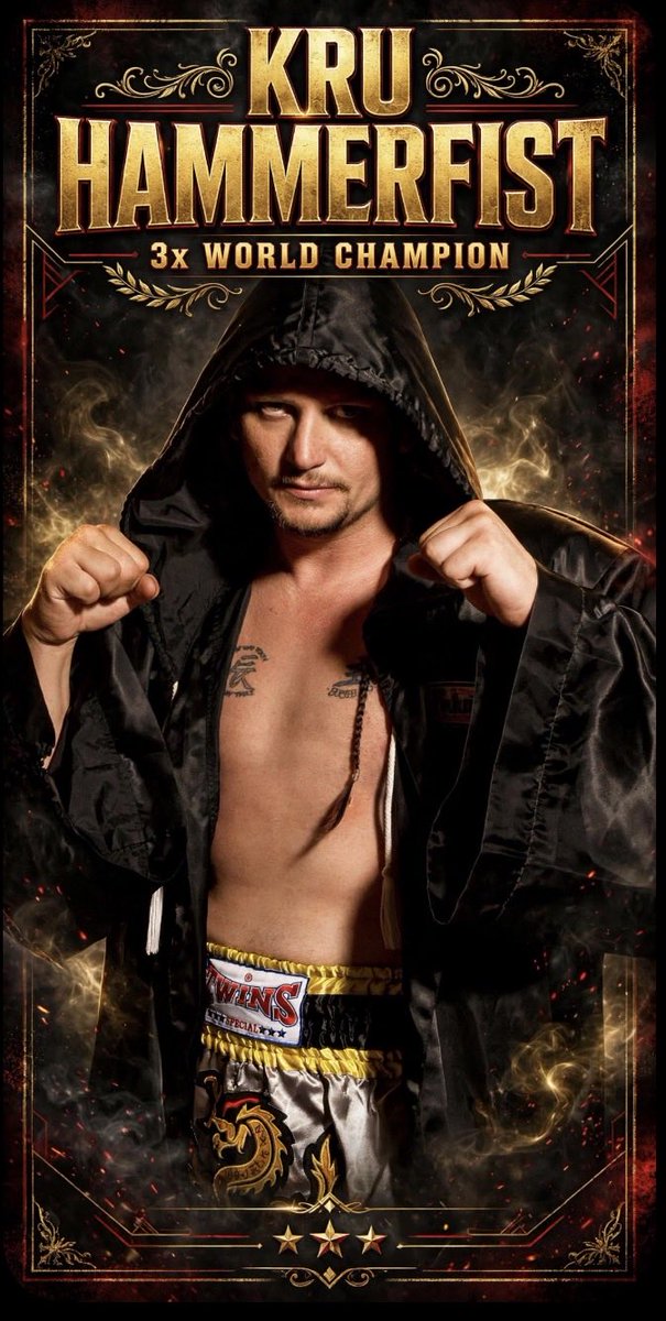 KruHammerfists's tweet photo. Steve Hammerfist Tipping 
Former 3 time world ISKA champion and USMTA champion. Flashbacks https://t.co/cvSinw6gIo