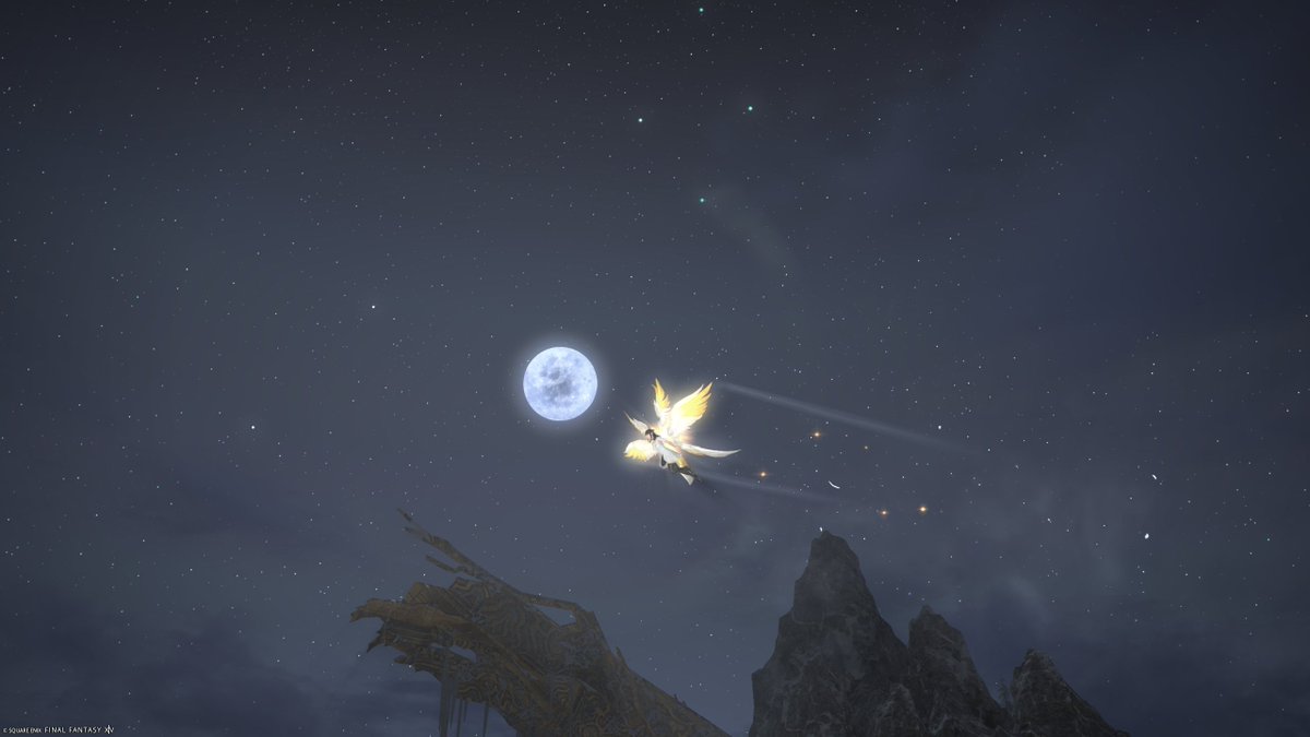 FF14_ASYJP's tweet photo. 移動中にふと見上げたら満月でした。

#FF14
#FF14SS
#FF14風景 https://t.co/PUCCjvJg4h