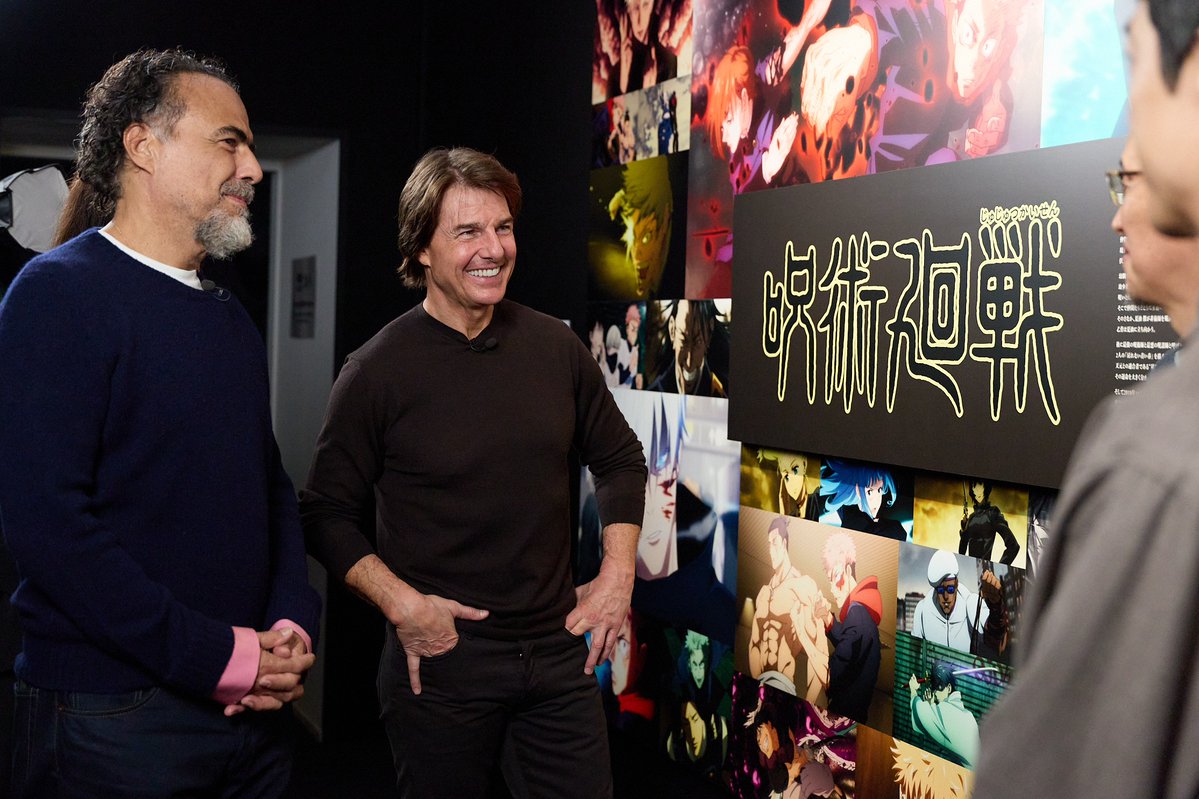 MAPPAEXPO_15th's tweet photo. 『MAPPA EXPO 15th Anniversary』に
映画「DIGGER/ディガー」主演の
トム・クルーズさん、
アレハンドロ・G・イニャリトゥ監督が来場！

会場ではさまざまな展示をお楽しみ頂きました。

MAPPAのアニメーター・平松禎史さんとの対談も実施！
映画とアニメ、それぞれの視点から作品づくりについて語り合い、平松さんからお2人にイラストをプレゼントさせて頂きました。

この様子は近日MAPPA YouTubeにて公開予定です。

▽映画「DIGGER/ディガー」公開中！
https://t.co/PbKSLupUf7

▽MAPPA EXPO 15th Anniversary 開催中！
https://t.co/yMdT7shLon

#映画ディガー #MAPPA15th  #MAPPAEXPO