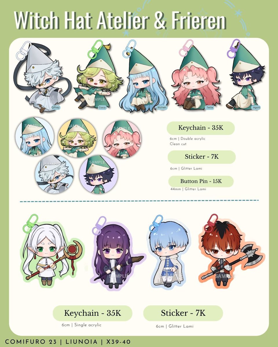 Liunoia's tweet photo. [❤️+🔃TYSM]
Liunoia’s #CF23 PO 2 + GIVEAWAY
To join: ♡ + 🔃 tag a friend

♡ Close 18 Oct 2026
♡ Both days&amp;Mail Order
♡ Booth : X39-40
🌎 GO DM

♡ WHA, Danmei, All Wishes Come true / Baxian, LaDS, Frieren, Hoyo, WuWa, RE

Link&amp;GA Details⬇️

#CF23catalogue #comifuro23 https://t.co/l58nKSrck1