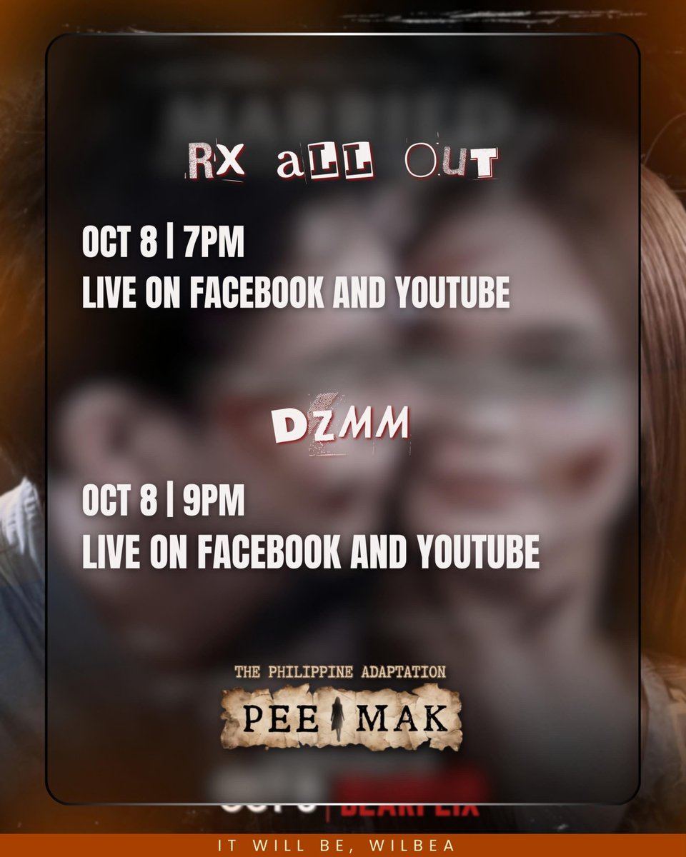 wilbea_ofc's tweet photo. Depende kung two yan 🤩

oBEAR naman sa ask? two talagang radio guesting yan. 😏

Clear your schedules and ready your snacks, Wilbears! Because our Bearents are taking over the airwaves tonight. Not just once, but twice. Two nga eh kaya tune in at 7PM on RX All Out, then 9PM on DZMM Radyo. 

So… 7PM and 9PM?? OH SIMON! 1, 2, 3, Go! Kanya kanya na ‘to! 🫥🫨

PEEMAK ALLOUT NA DIZ
#WilBea

#WilbertRoss | #BeaBinene
#PeemakPH