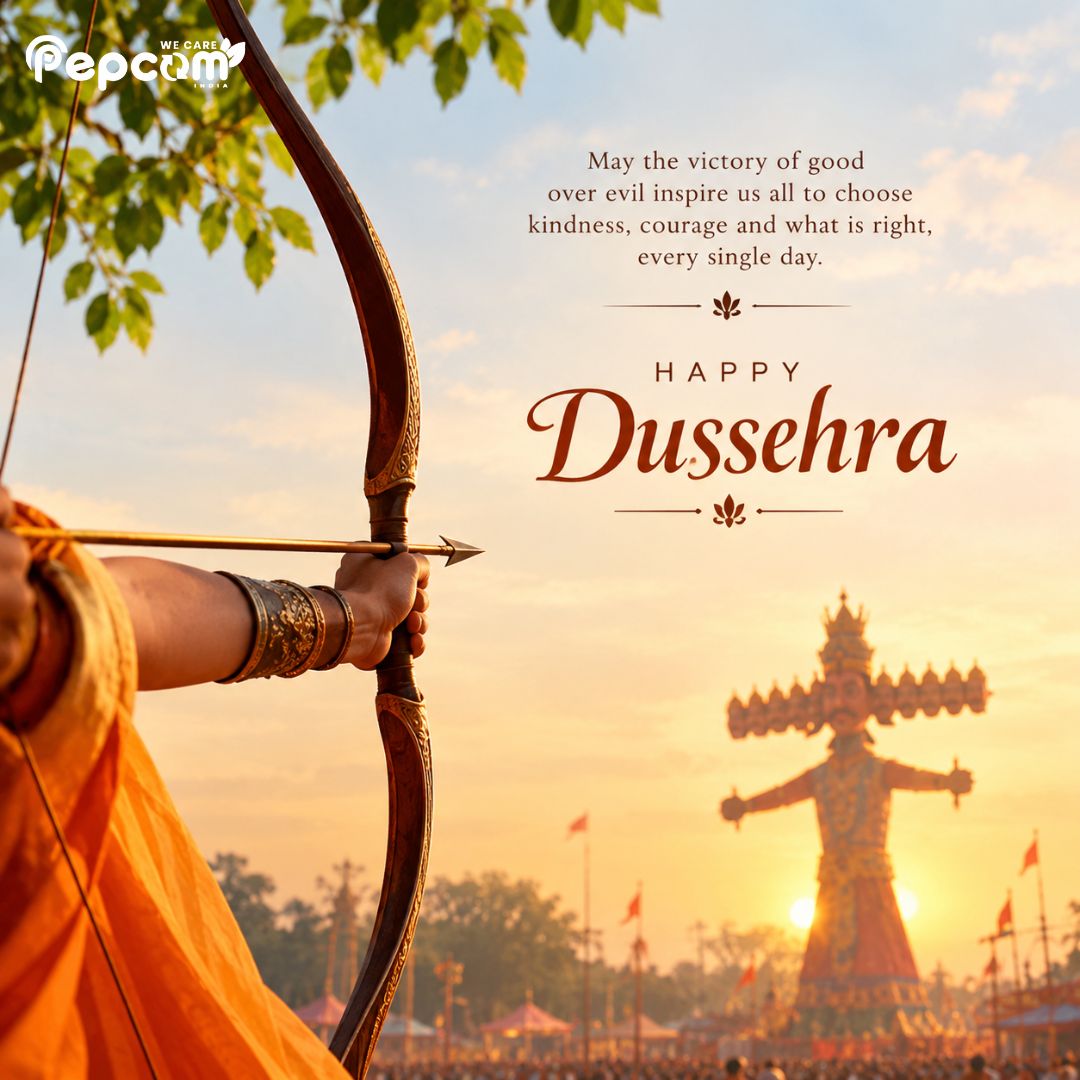 PepcomIND's tweet photo. ✨ Happy Dussehra!

May the victory of good over evil inspire us to make better choices every day.

Better for Planet. Better for Food.

#HappyDussehra #Dussehra #Vijayadashami #Dussehra2026 #GoodOverEvil #FestivalOfGood #EcoFriendly #SustainablePackaging #PaperFoodContainers https://t.co/ESo5SspZrV