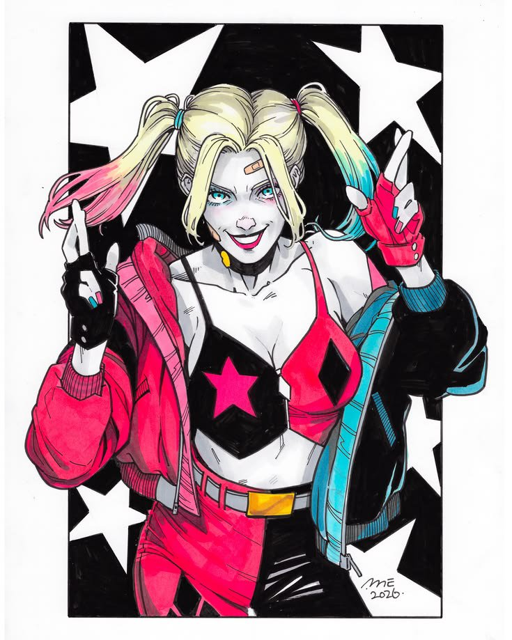 DCPostsArchive's tweet photo. Harley Quinn by Kangto Lee https://t.co/OF1iC5lYlV
