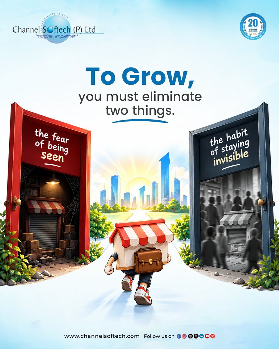 channelsoftech's tweet photo. Good businesses can stay invisible if customers can’t find them.

Growth starts with visibility. Build a stronger digital presence, get seen, and give your brand a chance to grow.

#DigitalMarketing #BusinessGrowth #SEO #DigitalPresence https://t.co/98KTcllVo4