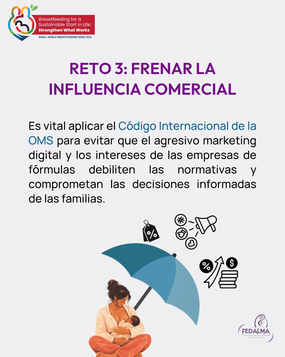 FEDALMA_lm's tweet photo. ¿Conoces los retos de este año para la SMLM 2026? 🌍   

📍 Únete al debate presencial: Te esperamos en la II Jornada Nacional FEDALMA (23 y 24 de octubre, Jerez de la Frontera). ¡Aún estás a tiempo de inscribirte!   

#LactanciaMaterna #DerechosMaternos #JornadaFEDALMA2026 https://t.co/QQmDhb697H