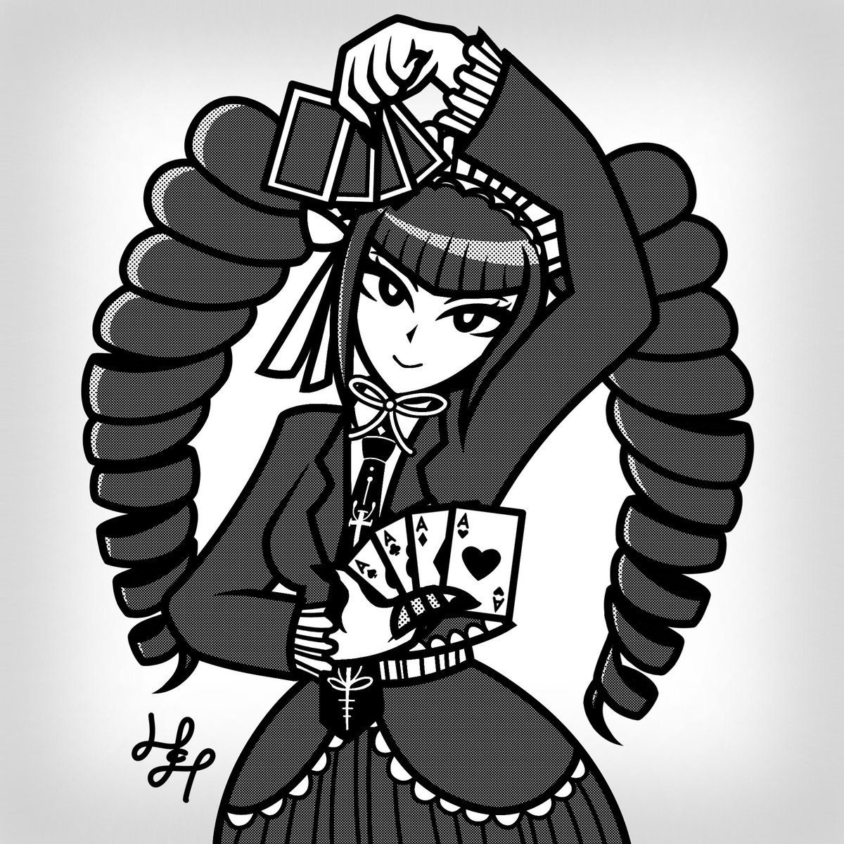 hiker_con_hache's tweet photo. #Divatober Day 8: Celestia Ludenberg ๐๐ค
#danganronpa #celestialudenberg #inktober #inktober2026 https://t.co/uSGNI0TZ6y