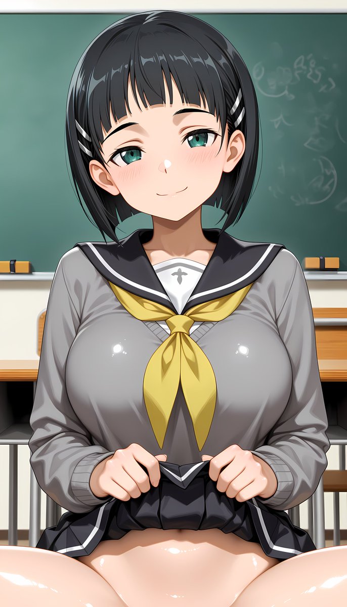 RapidFire072a's tweet photo. 「もしかして、写生大会の会場、間違えちゃったかな？💦」
桐ヶ谷直葉 / ソードアート・オンライン
Suguha Kirigaya / Sword Art Online / SAO

SFW anime-style illustration.
No nudity, no suggestive intent. https://t.co/O3kAJpU9S5