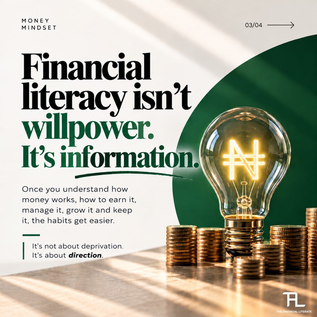 TheFinLiterate's tweet photo. You are not bad with money. You just never learned the rules.

Nobody sat you down and explained it clearly. So you figured it out through trial, error, and a few expensive mistakes. https://t.co/f6I78exhIl