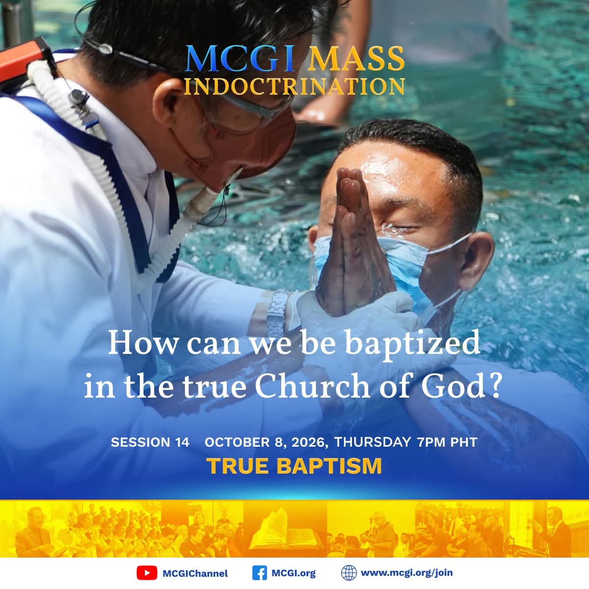 setyy2003's tweet photo. MASS INDOCTRINATION
DAY 14
Thanks be to God! 💙

True Baptism 
#PureDoctrinesOfChrist
#GlobalPrayerForHumanity https://t.co/GbVfDbjg5W