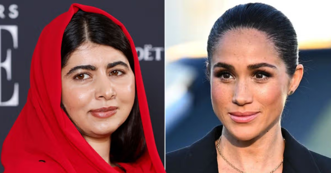 MirrorRoyal's tweet photo. Meghan spotted dining with Malala in first London outing since UK return https://t.co/eb7O9HPuSa https://t.co/QbARAuISdW