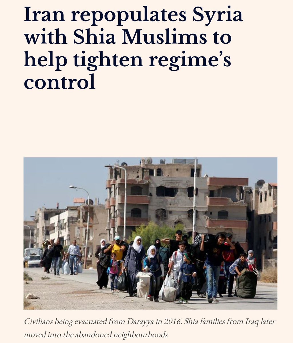 jannatmehmad's tweet photo. "Our mission will also be to liberate Syria"

By genociding them, change demography and repopulate the Syria with Zaydi Shia? https://t.co/GoumvO15ql