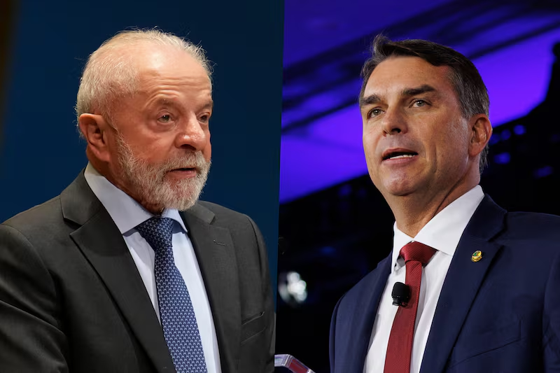 brpollsx's tweet photo. 🗳️ PODERDATA | Lula (PT) tem 46% de REJEIÇÃO; Flávio Bolsonaro (PL), 43%.

▶️ Rejeição
🔴 Lula (PT): 46% (-1)
🔵 Flávio Bolsonaro (PL): 43% (-3)

A nova rodada da pesquisa ouviu 3.000 eleitores por meio de ligações telefônicas, tem margem de erro de ±1,8 p.p. e foi conduzida entre 5/10 e 7/10.

📆 5/10 a 7/10
👥 3.000 eleitores
📌 BR-08134/2026