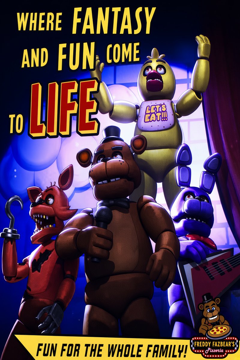 ValentinoJaitt's tweet photo. Posters extraídos desde la pizzería de Five Nights at Freddy’s de Fortnite: https://t.co/k2SsimWIdV