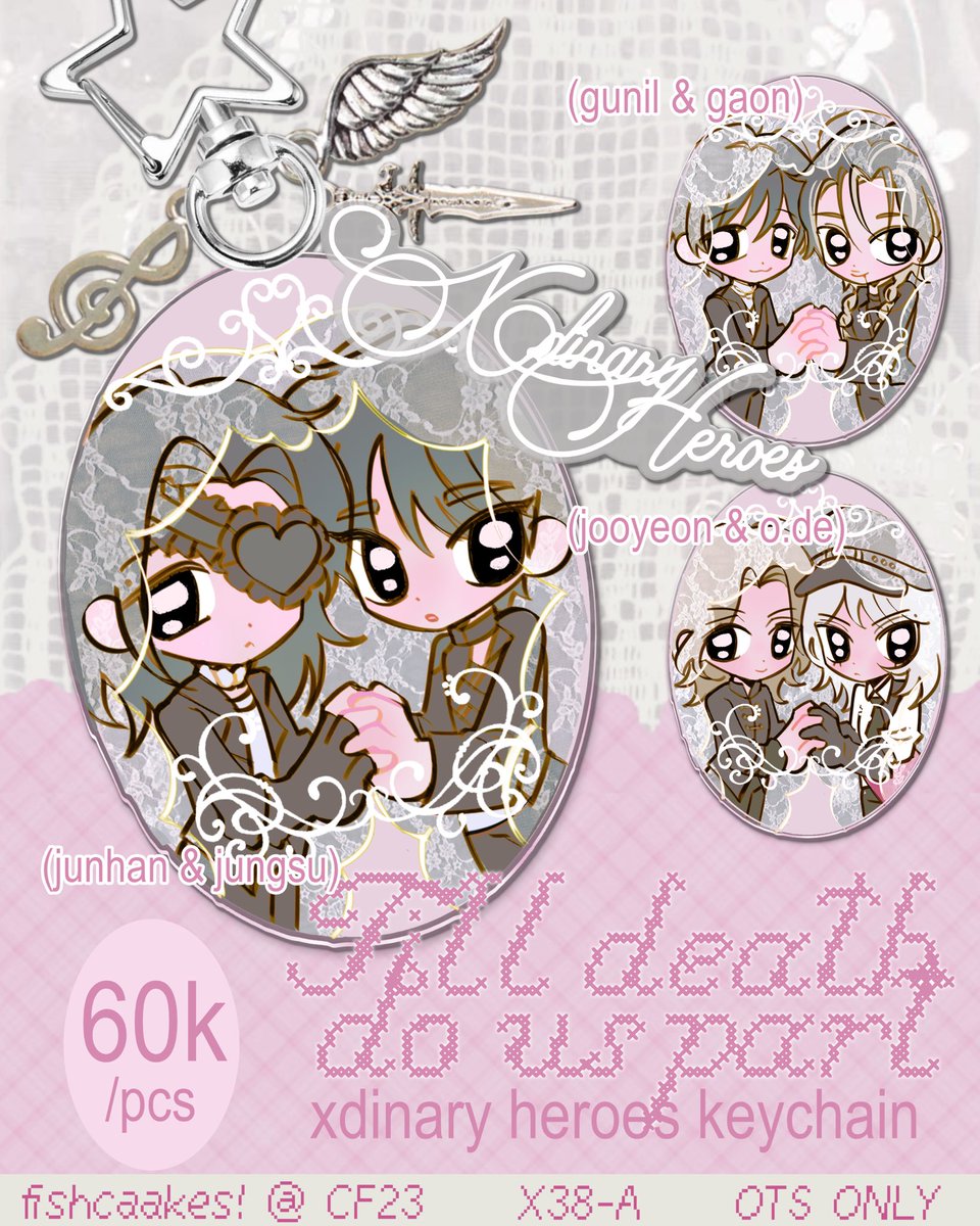 fishcaakes's tweet photo. [RTs appreciated! 𓏲ּ𝄢] 

⋆˚꩜｡ fishcaakes’ #CF23 catalogue! ♫ 
꒰ঌ( ᴗ͈ˬᴗ͈)໒꒱

🪽Booth X38-a both days! @ Pasar Ikan Jl. Arapaima
🐇 xdinary heroes, nmixx, 18trip

🧷 more below! ˋ°•*⁀➷

#CF23 #cf23catalogue #comifuro23 https://t.co/SsYTnwwFs4