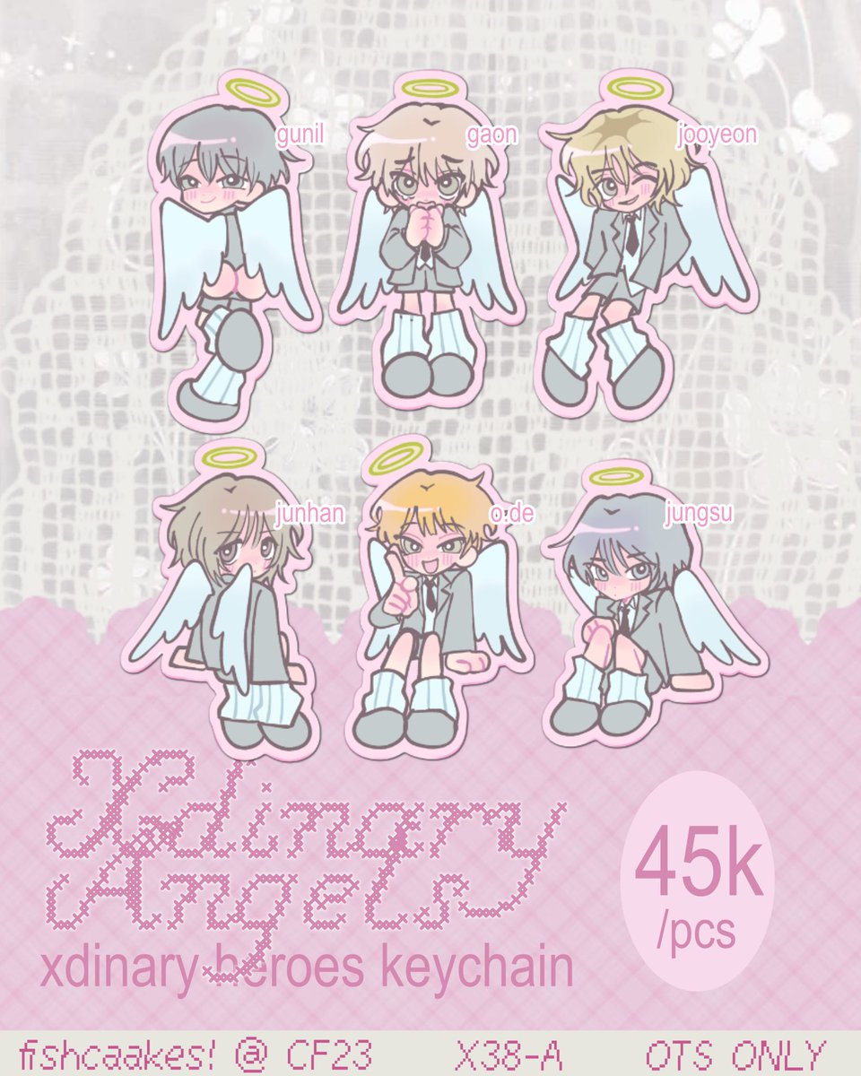 fishcaakes's tweet photo. [RTs appreciated! 𓏲ּ𝄢] 

⋆˚꩜｡ fishcaakes’ #CF23 catalogue! ♫ 
꒰ঌ( ᴗ͈ˬᴗ͈)໒꒱

🪽Booth X38-a both days! @ Pasar Ikan Jl. Arapaima
🐇 xdinary heroes, nmixx, 18trip

🧷 more below! ˋ°•*⁀➷

#CF23 #cf23catalogue #comifuro23 https://t.co/SsYTnwwFs4