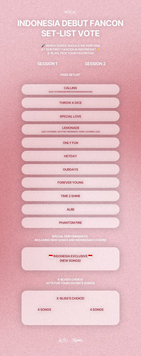 Xtoreofficial's tweet photo. 🎤 XODIAC INDONESIA FANCON SETLIST VOTE 🎵

X-BLISS, it’s your turn to choose! ✨
Vote for the songs you want XODIAC to perform at their first fancon in Indonesia!🇮🇩

🗳️ VOTING PERIOD
Oct 9, 20:00 – Oct 18, 23:59 HKT

📢 RESULTS ANNOUNCEMENT
October 19

Where to Vote?
🔗 https://t.co/eoQ27ocG2g

Which songs will make it to the setlist? 👀
Vote for your favorites and make your choice heard! 💚

#XODIAC #소디엑 #XBLISS 
#XODIAC_FANCON_INDONESIA
#INDONESIA