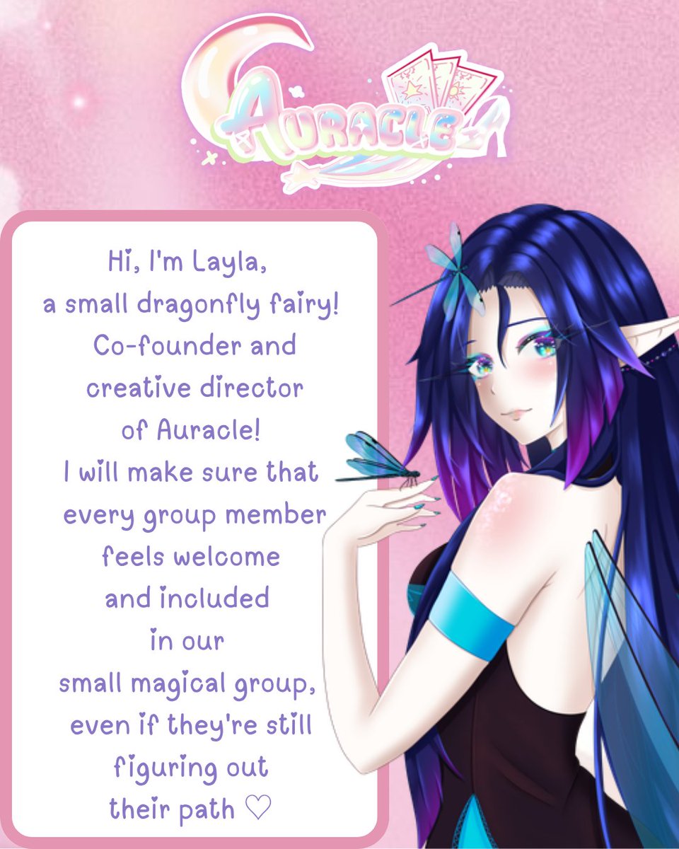 AuracleVTG's tweet photo. 💫𖤐Meet Our Founders𖤐💫
@Layla_chiii was proposed the idea for creating Auracle by @/HyacinthgirlVT, who she was friends with! 
Layla is Hya's right hand, bringing doom and water-bullying. She makes sure everyone is taking good care of themselves and assists with planning! https://t.co/5tLAEkKR03