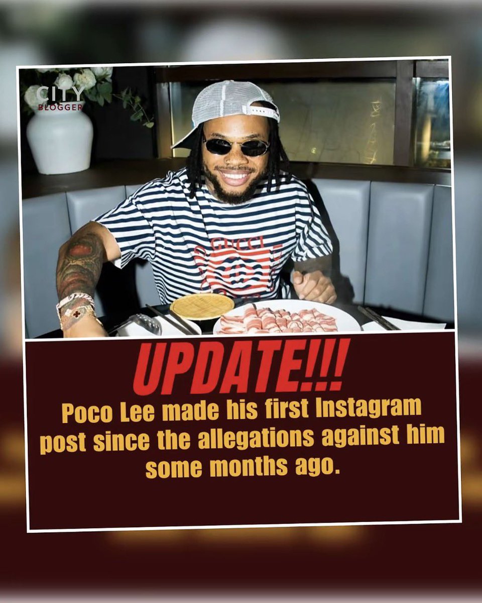 LatestUpdates2_'s tweet photo. Welcome back odinaka ✊🏻💯
#pocolee made his first Instagram post since the allegations against him some months ago. https://t.co/6kAhiPX3gW