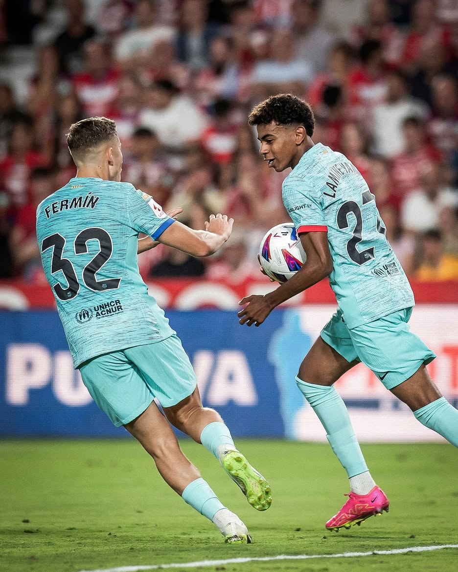 brfootball's tweet photo. Three years since Lamine Yamal's first Barcelona goal made him the youngest scorer in La Liga history ✨ https://t.co/e6mz2gBKca