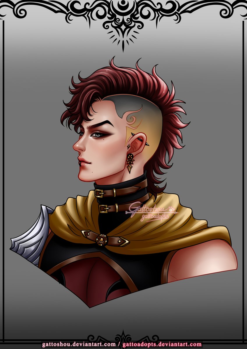 gattoshou's tweet photo. Character Design Commissions Bust Up version
 CM278 - Antimonesia  

Hi hi, I’m open for commis on VGen!   
Anyone need character Design? Feel free to check out there😊👇
https://t.co/335357qBJX 
#characterdesignㅤ #commissonopen #vgencomm #VgenComms #vgen https://t.co/NApdUnsORG