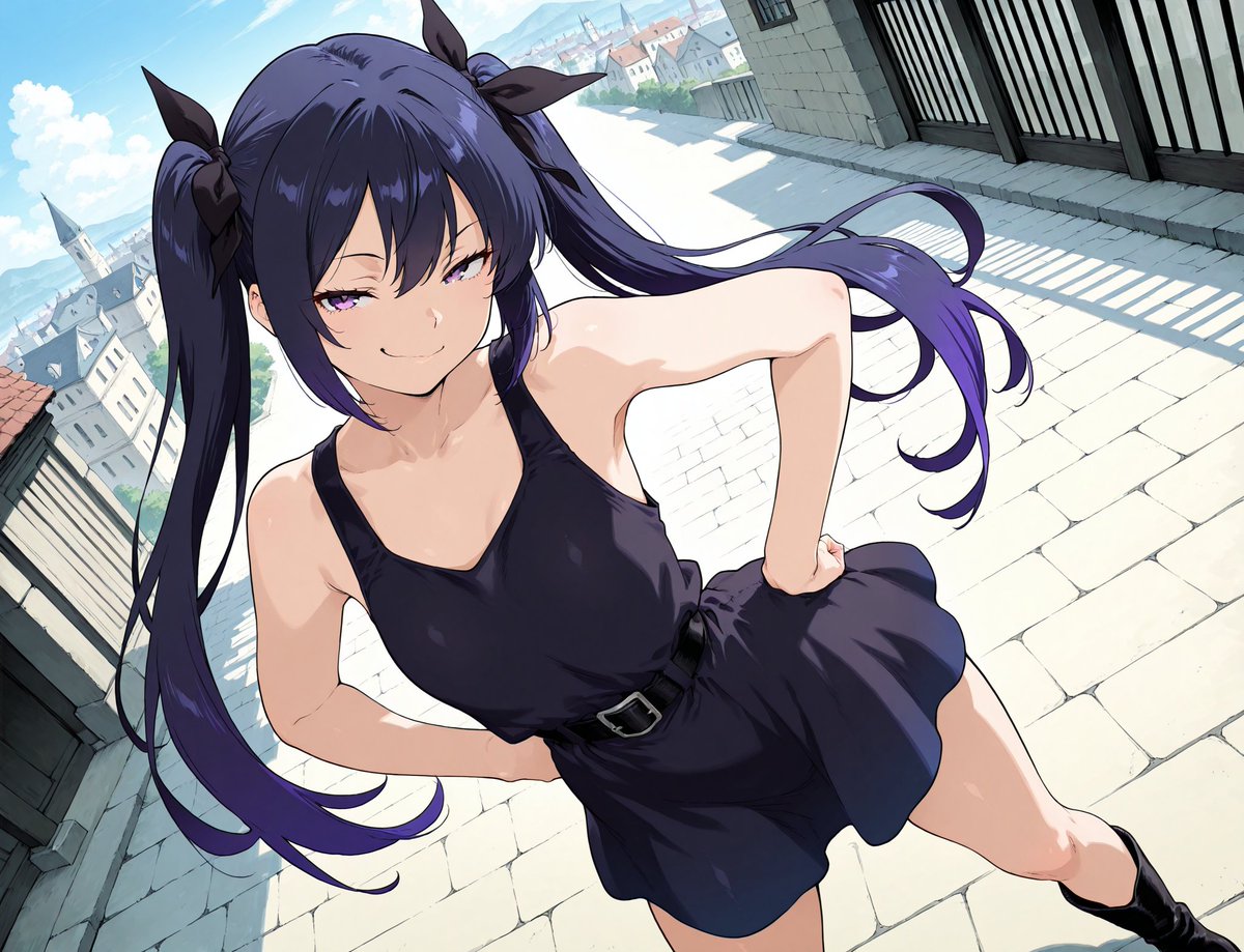 kyou_novel's tweet photo. 【異世界ビルメン　キャラクター紹介：ノア】

見た目は可憐な少女（メスガキ）。
中身は謎多き魔族。
キョウマを「我が君」と慕い、愛情表現は常に全力。
その正体は五大魔族《戯演侯》ノクターリア。

敵に回せば厄介。
味方にしても厄介。
でも、誰よりも一途。
そして――

パンツは履かない派。 https://t.co/j9rFv3tzwz