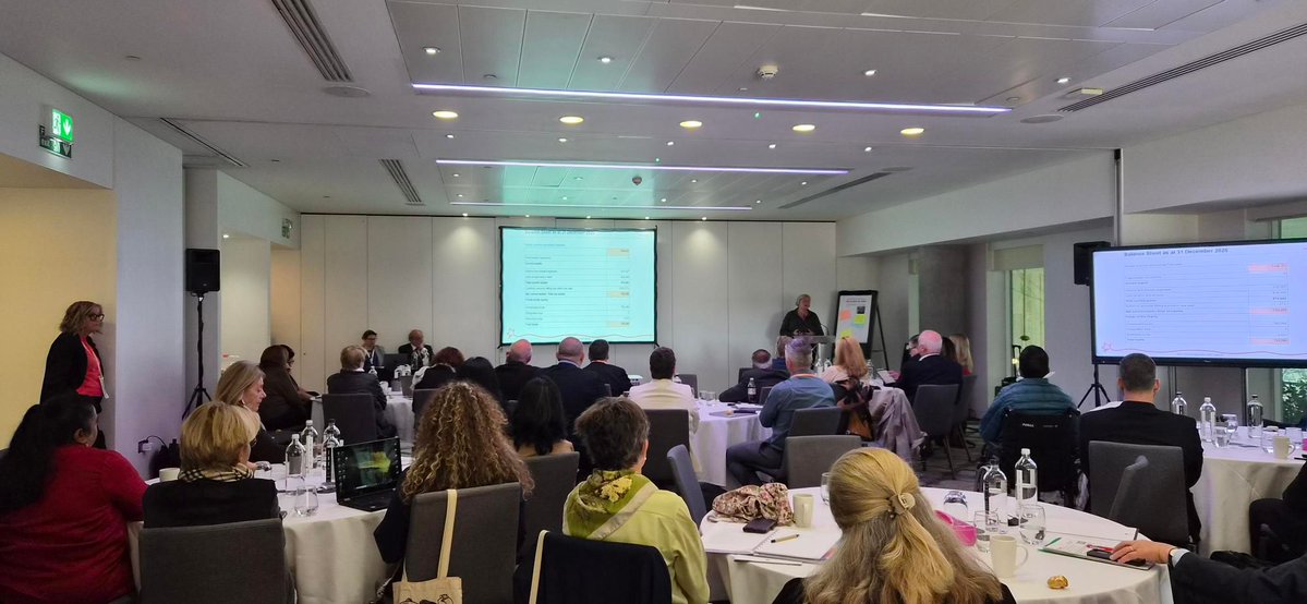 MSIntFederation's tweet photo. This afternoon’s Annual General Meeting brought together MSIF members from across the globe at #MSIFLondon2026. 

📈 Members heard updates on MSIF’s activities, celebrated progress from the past year, and participated in Board elections.  

#MSIFLondon2026  #MultipleSclerosis https://t.co/ywUfk5FSYX