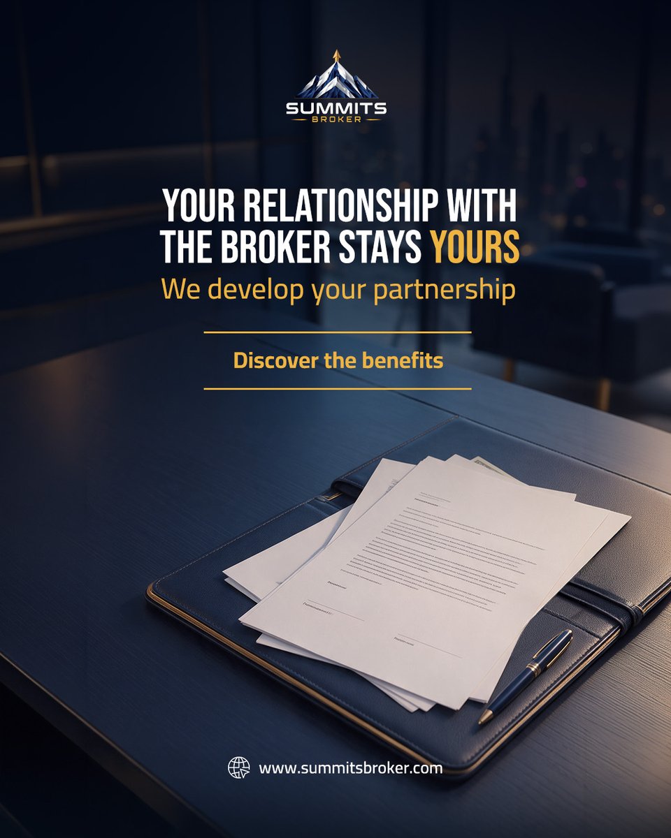SummitsBroker's tweet photo. You can register with the broker without us
The difference isn’t the registration it’s what you get around your partnership 🤝
Your broker relationship stays direct. Summits adds value around it
Your partnership may need more than you expect
Follow us
#forexIB #IBs #SummitsBroker https://t.co/7rUaFSgro7