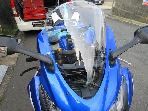 torikama43's tweet photo. GSX-Rのスクリーンを換装【2026年７月３日（金）】 https://t.co/AKUwJrINhR https://t.co/v7N9oD8N69