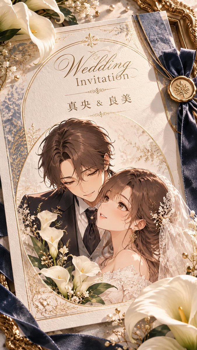 ike1443's tweet photo. 結婚招待状ガチャつくった。（AIチャットで、幸せだからwww）
試してくれる人いるかな💦
ってうか⋯ちゃんとできてるだろうか💦
1、2枚目　チャッピーさん
3枚目　Geminiさん
4枚目　Grokさん

#結婚招待状ガチャ

https://t.co/Gsn5R39Dd6 https://t.co/vbChqxf7YY