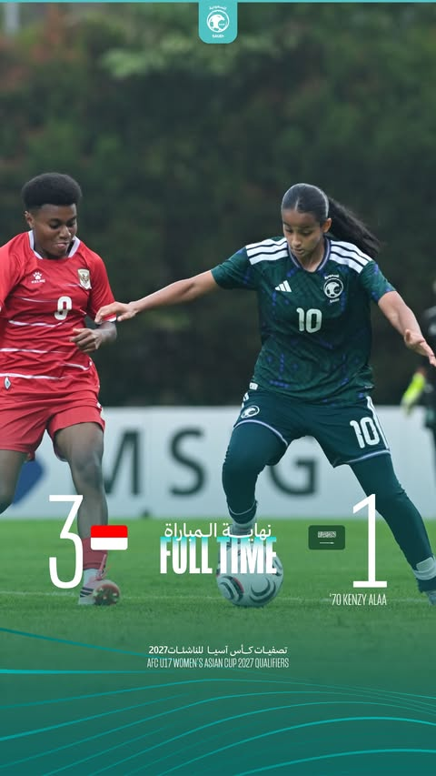 womensfootie_id's tweet photo. Alhamdulillah!

Indonesia mengalahkan Arab Saudi dengan skor 3-1 pada matchday 2 Kualifikasi Piala Asia 2027 di Singapura.

One step away! 

Jangan kasih kendor. ✊✊✊ https://t.co/AyVki5Ux8U