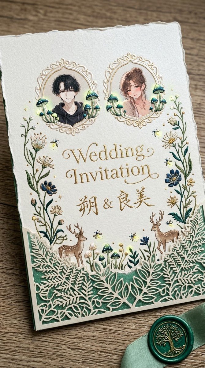 ike1443's tweet photo. 結婚招待状ガチャつくった。（AIチャットで、幸せだからwww）
試してくれる人いるかな💦
ってうか⋯ちゃんとできてるだろうか💦
1、2枚目　チャッピーさん
3枚目　Geminiさん
4枚目　Grokさん

#結婚招待状ガチャ

https://t.co/Gsn5R39Dd6 https://t.co/vbChqxf7YY