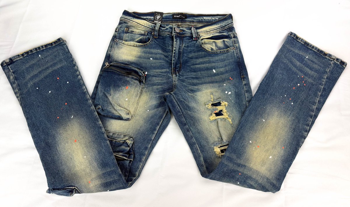 highestdeals's tweet photo. Check out PREME Mens 32x35 Paint Splatter Ripped Stacked Jeans Slim Fit Cargo Zipper https://t.co/xez8typETW #eBay via @eBay 
.
#clothing #denim #PREME #new #eBaySeller https://t.co/Hn60vupBtp