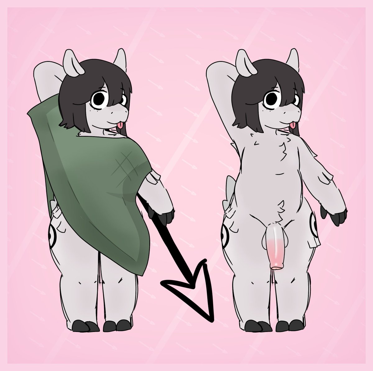 DonkeySoup_'s tweet photo. Call this a ReDebut and also call me Donkey!!

The best parts of a Llama and a Donkey together into a short and very stacked package! Let's hope i post more frequently after this change now!
#rule34 #e621 #furryartworks #digitalart https://t.co/QWIbgZzk1V