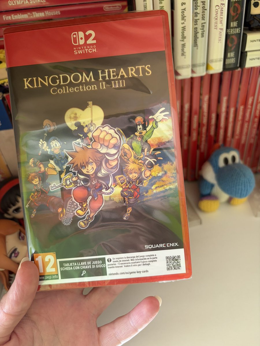 Majima_Kensetsu's tweet photo. Han pasado 3000 años pero por fin ha llegado el día en que tenemos la colección de Kingdom Hearts completa en una consola de Nintendo. Será mi primera vez con la saga. Con ganas de empezar esta nueva aventura 🫶🏻 https://t.co/wOXUJocEjp
