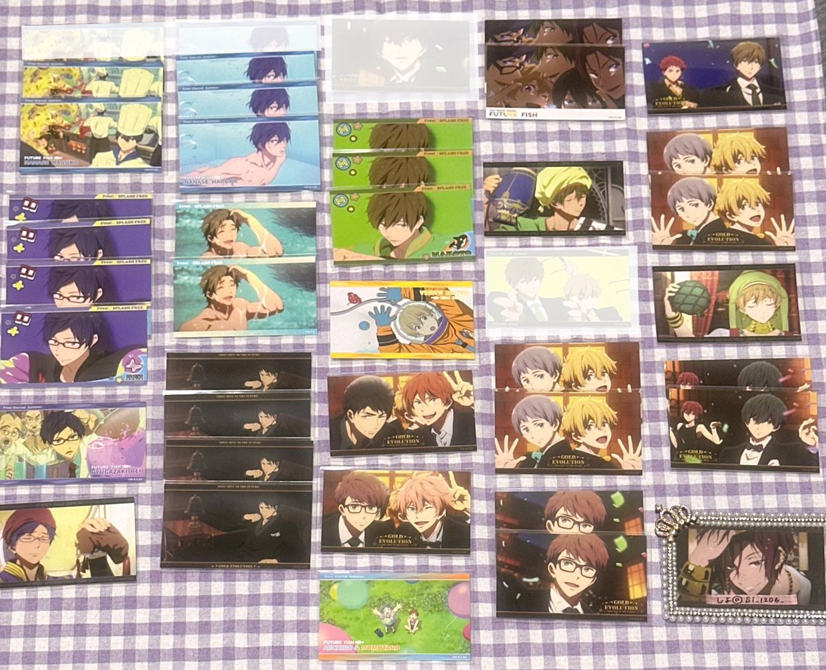 si_1206_'s tweet photo. 【交換】Free! ブロマイドコレクション【Ending Scene】

譲▶画像1枚目・2枚目(店頭追加分)

求▶3枚目 👑＞💖

📮郵送・鳥取イベント時お手渡し◎
(10/10岩美➝鳥取・10/11鳥取オケコン・10/12岩美)

検索よりお気軽にお声掛け頂けますと幸いです。
よろしくお願いいたします✿︎ https://t.co/KTV2jd9Ya7