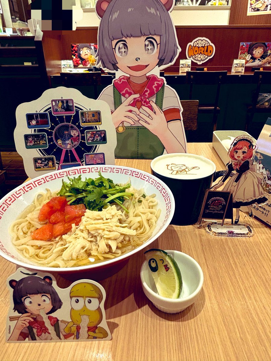 sakachico's tweet photo. ぽこピーカフェとキンプリパイレーツ🏴‍☠️行ってきた！同じビルでやってくれてありがとう！ https://t.co/pKSrMqinxZ