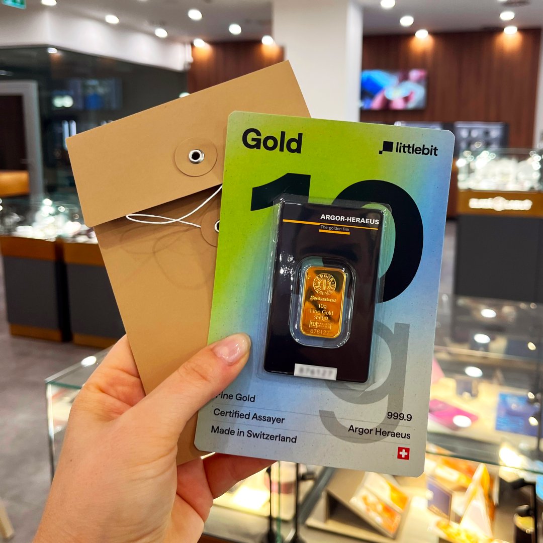 joinLittlebit's tweet photo. Saved in Littlebit. Shipped as gold. 💛

The first 10g gold bar is on its way to a Littlebit user’s home.

Thank you for your trust - this is a milestone worth holding. https://t.co/KMDh51fPQY