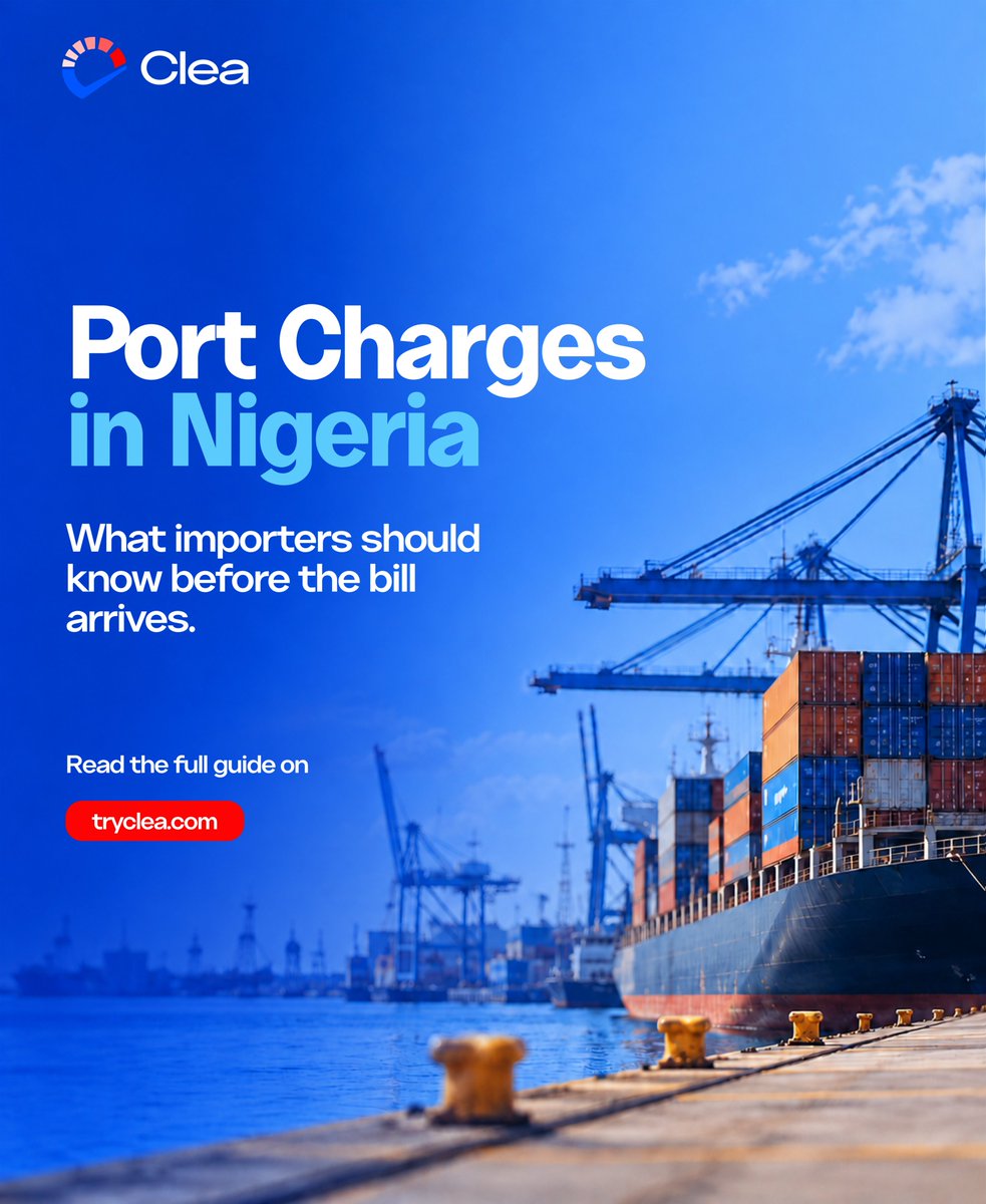 tryclea's tweet photo. The Nigerian Ports Authority is often seen as the source of most costs at the port. In practice, NPA accounts for only one part of what importers pay to clear their goods.

A clearing bill brings together charges from several parties. https://t.co/CjHJiJJrkQ