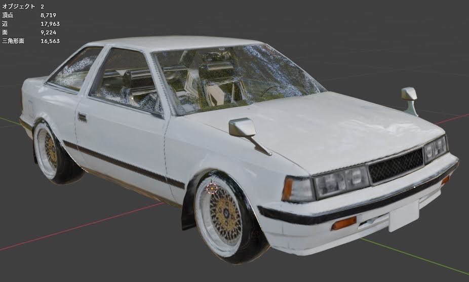 PIKAMOSU's tweet photo. こんにちは。

AIで車の画像生成、
展開図にしてもらい。
3Dモデル、テクスチャを生成、
ローポリゴンで外装、簡単な内装も
用意してくれました。

#Blender https://t.co/1nZ0pBRMdd