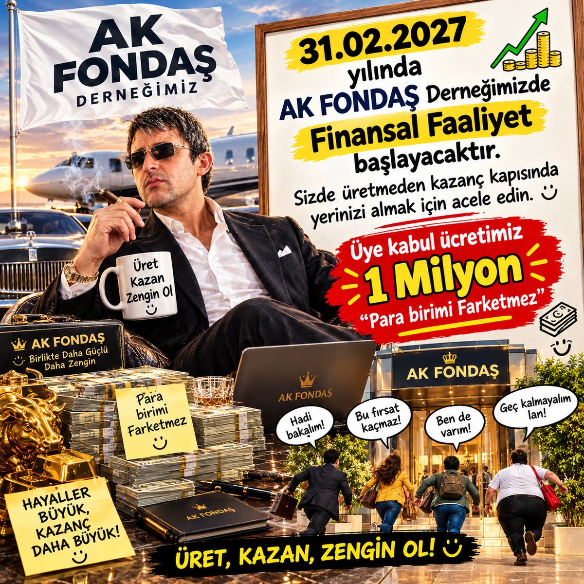 iyiko54's tweet photo. @ajansmuhbir1923 Ak troller için katılım ücreti yüzde 50 indirim ardından bindirim uygulanacaktır, fırsatı kaçırmayın😅😅😅 https://t.co/0vWhwVyeBa