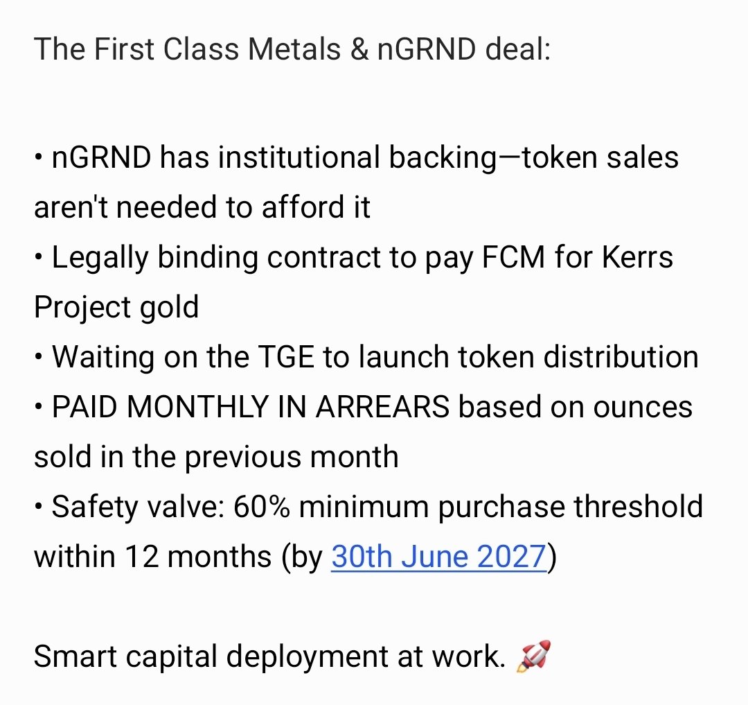 leedbartz's tweet photo. Here's a useful transcript of the key parts that I took from Marc's excellent presentation yesterday,  and a bit on the nGRND IOC that he mentioned:

https://t.co/Tszyjf4lpE

@MarcFCMetals @FirstClassMetal #FCM #Gold #FCMXF $FCMXF #OTC https://t.co/QvBkKrmNyX