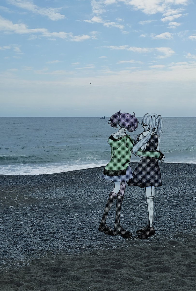 ito789ito's tweet photo. 海と、まみきり https://t.co/4WgQpvwOLV