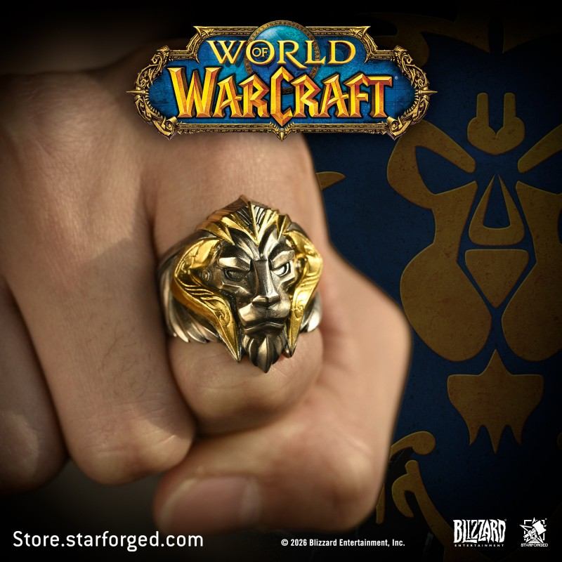 Starforged3's tweet photo. “His strength is born from within, not from a battle cry.” 🦁

Lion Crown of Stormwind Ring — official World of Warcraft signet ring.
The Silent Lion. Three finishes.
Wear the crown of the High King.
🔗 https://t.co/kMKghsHOFT

#WorldOfWarcraft #AnduinWrynn #Starforged https://t.co/iwVGrQbygX