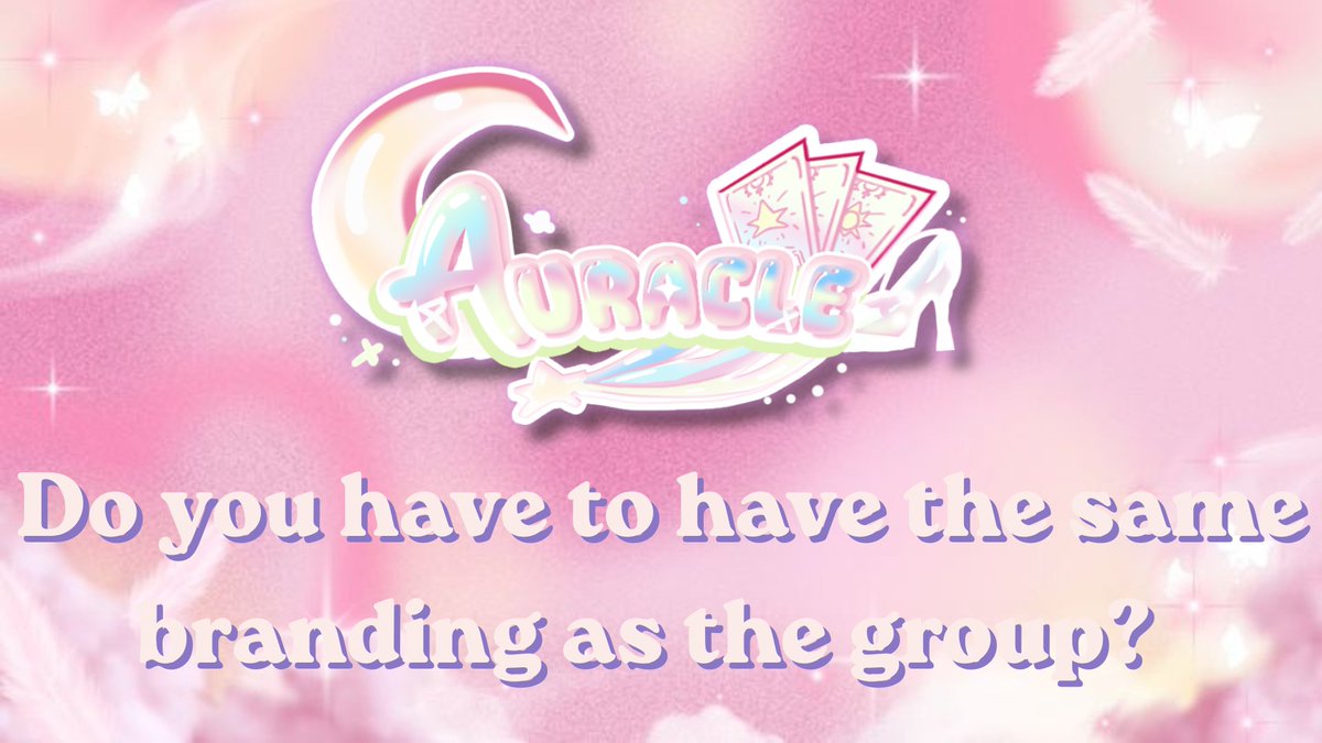 AuracleVTG's tweet photo. 💫𖤐Do you have to match the group to apply?𖤐💫

You don't have to be a pink VTuber or match the group's branding to join Auracle!
Our VTuber group is open to everyone who loves magic and fashion!
#VTuber | #IndieVTuber | #VTuberGroup https://t.co/BTAxIJTvGY