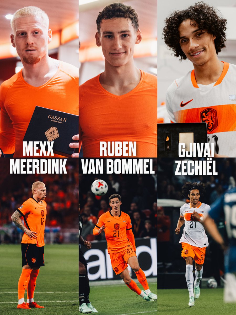 OnsOranje's tweet photo. Three debutants showed themselves! 💎 https://t.co/JANBizXJwS