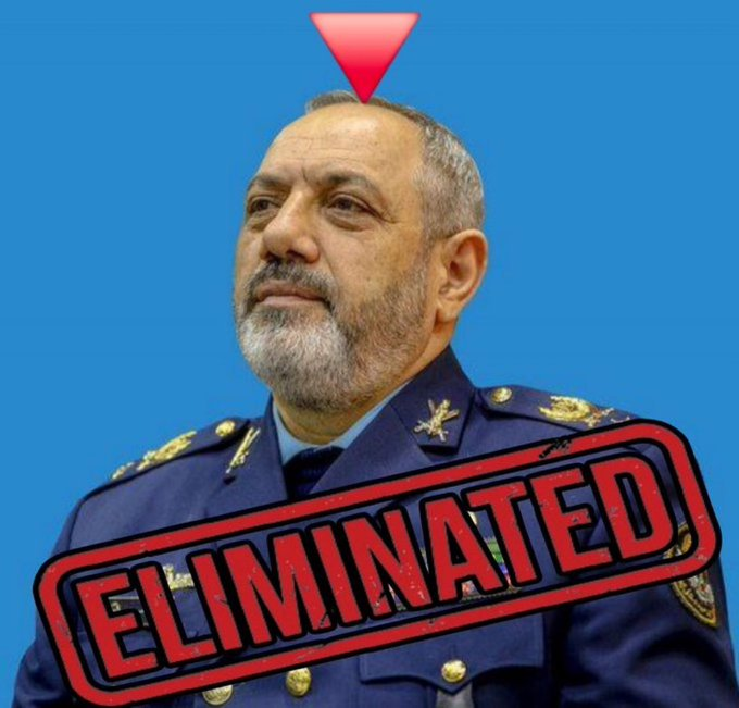 UFinlay33392's tweet photo. “Be careful, Israel! We’re stronger than you can imagine!”

Brigadier General Aziz Nasirzadeh' words from jus two days ago .., the defense minister of Iran is now eliminated https://t.co/DV8EOWER2I