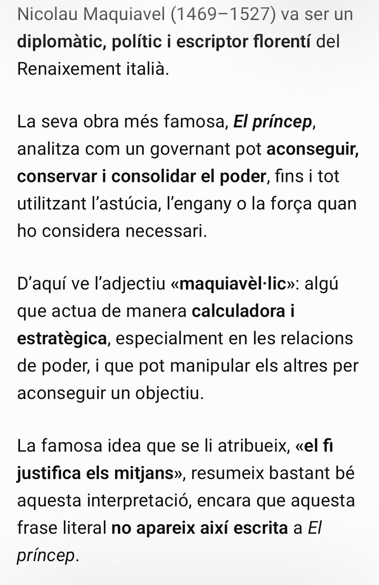noecatnord's tweet photo. @ToniRos26 >> Maquiavèl·lic https://t.co/GVPd66xR8q